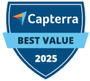 Reconocimiento Capterra al mejor software calidad precio de gestión de agendamiento 2025
