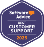 Reconocimiento de Software Advice al Mejor Soporte al cliente 2025